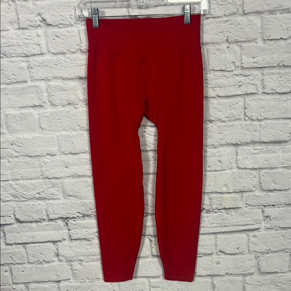 PINK Victoria's Secret Pants - PINK Victoria's Secret Red Leggings